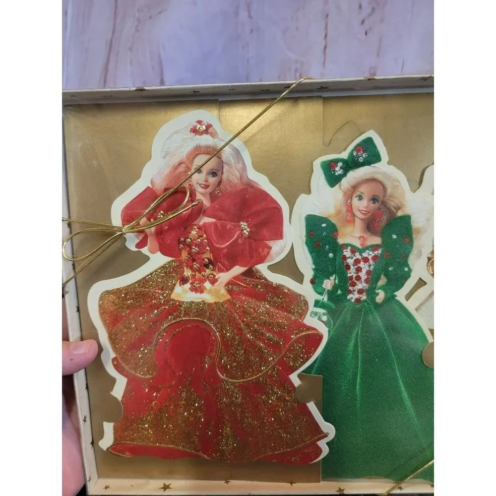 Hallmark Greeting cards mattel 1995‎ Holiday Barbie collection